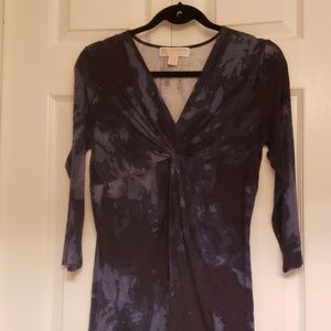 Womens Michael Kors Tie Dyed V neck tshirt